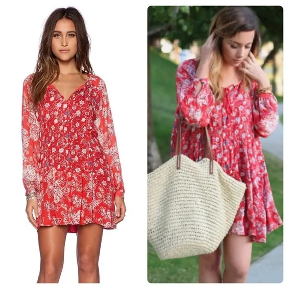 Free People lucky loosely mini dress EUC - Picture 3 of 10